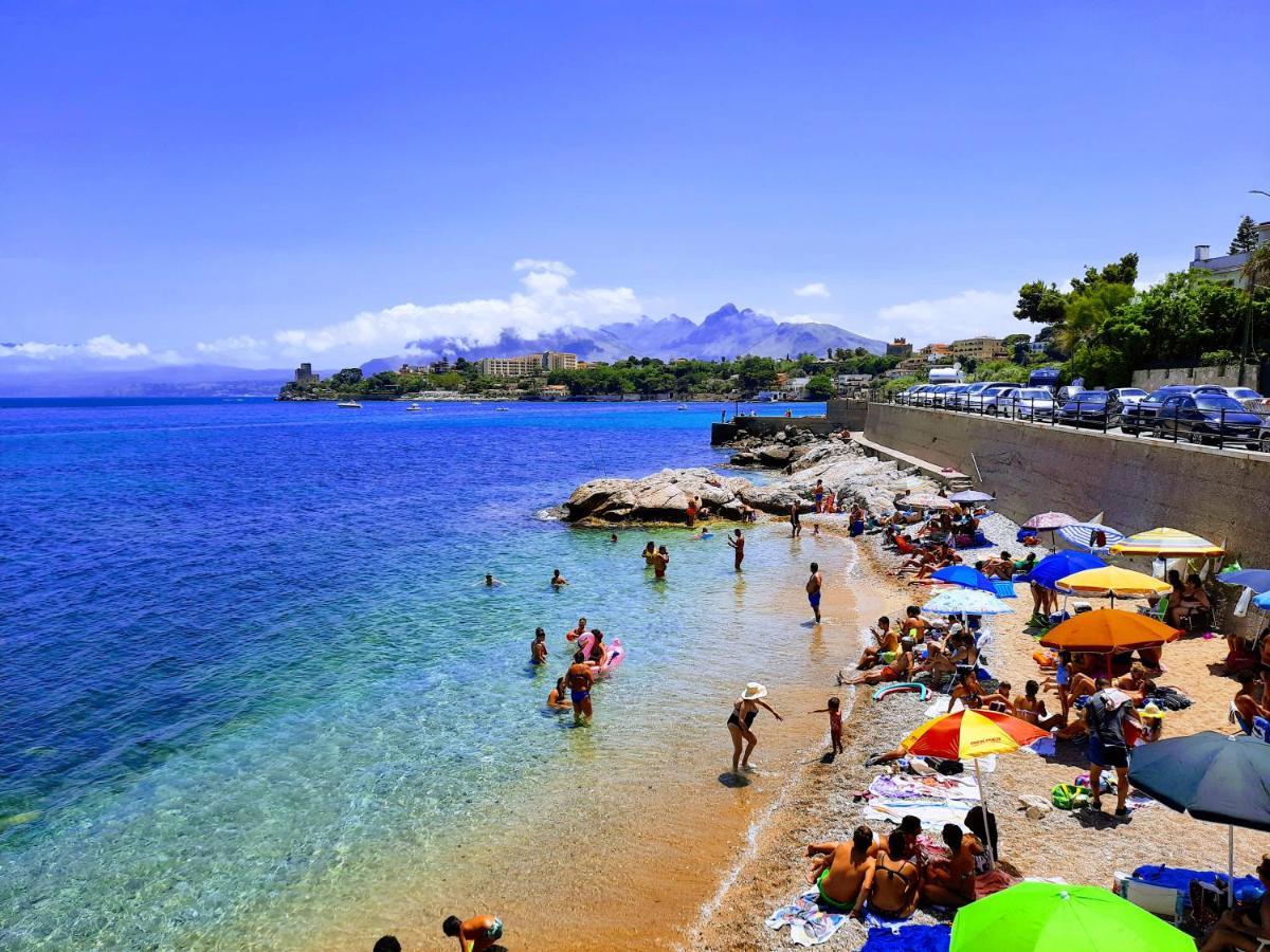 Seafront House Gabbiano Azzurro Apartman Santa Flavia Kültér fotó