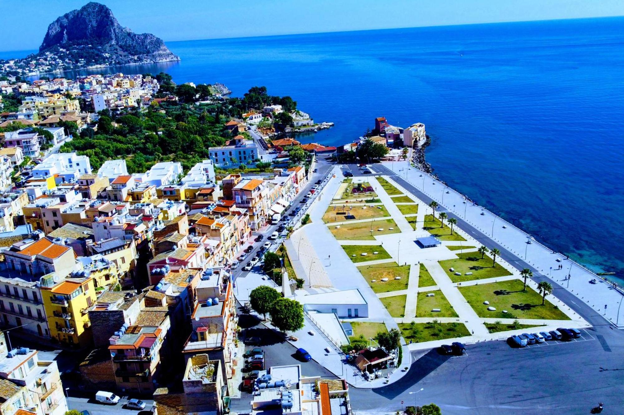 Seafront House Gabbiano Azzurro Apartman Santa Flavia Kültér fotó
